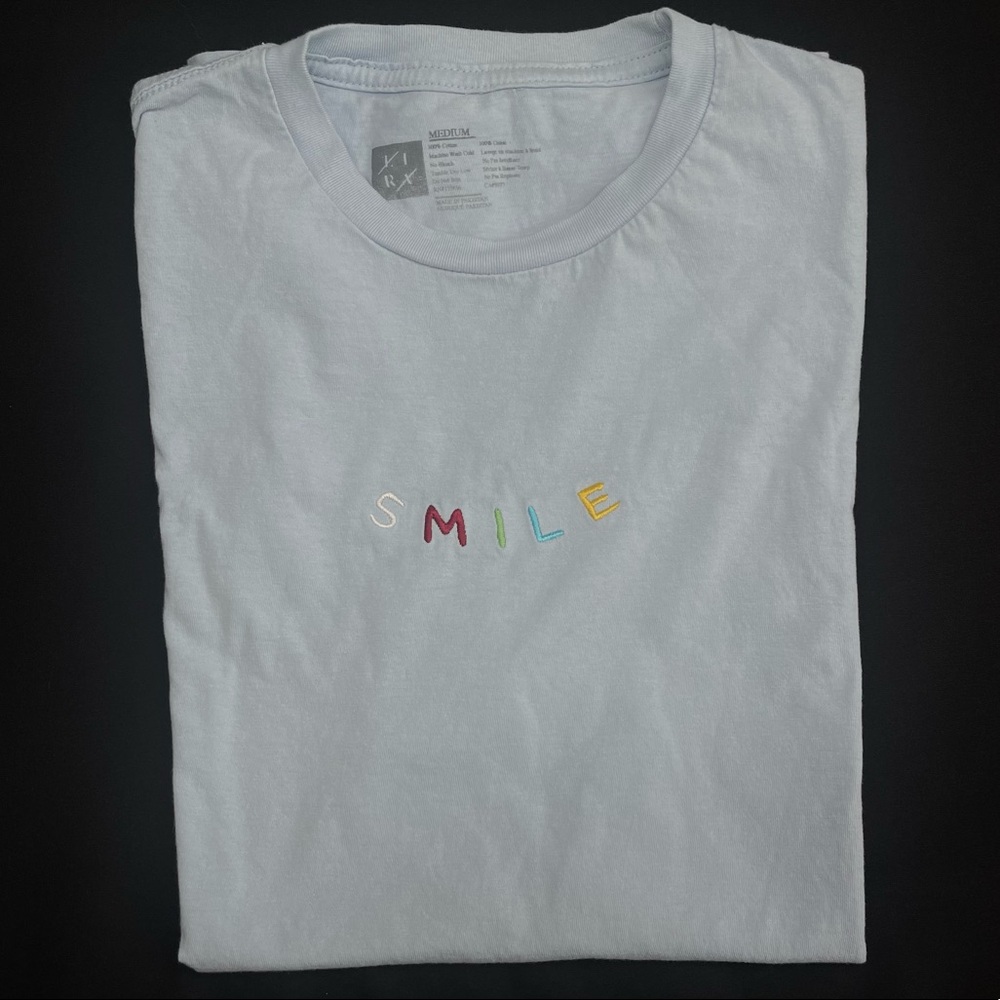 Baby Blue “smile” T-Shirt
